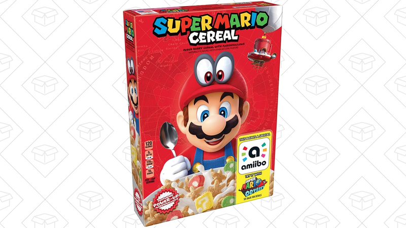 Cereal de Super Mario | $3 | AmazonGráfico: Shep McAllister